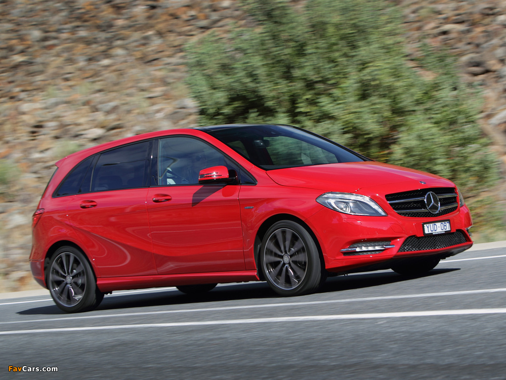 Images of Mercedes-Benz B 200 BlueEfficiency AU-spec (W246) 2011 (1024 x 768)