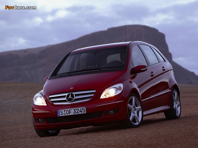 Mercedes-Benz B 200 Turbo (W245) 2005–08 images (640 x 480)