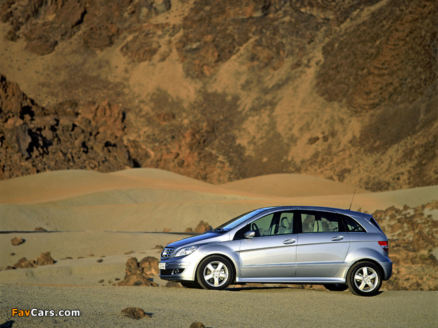 Mercedes-Benz B 200 CDI (W245) 2005–08 photos (640 x 480)