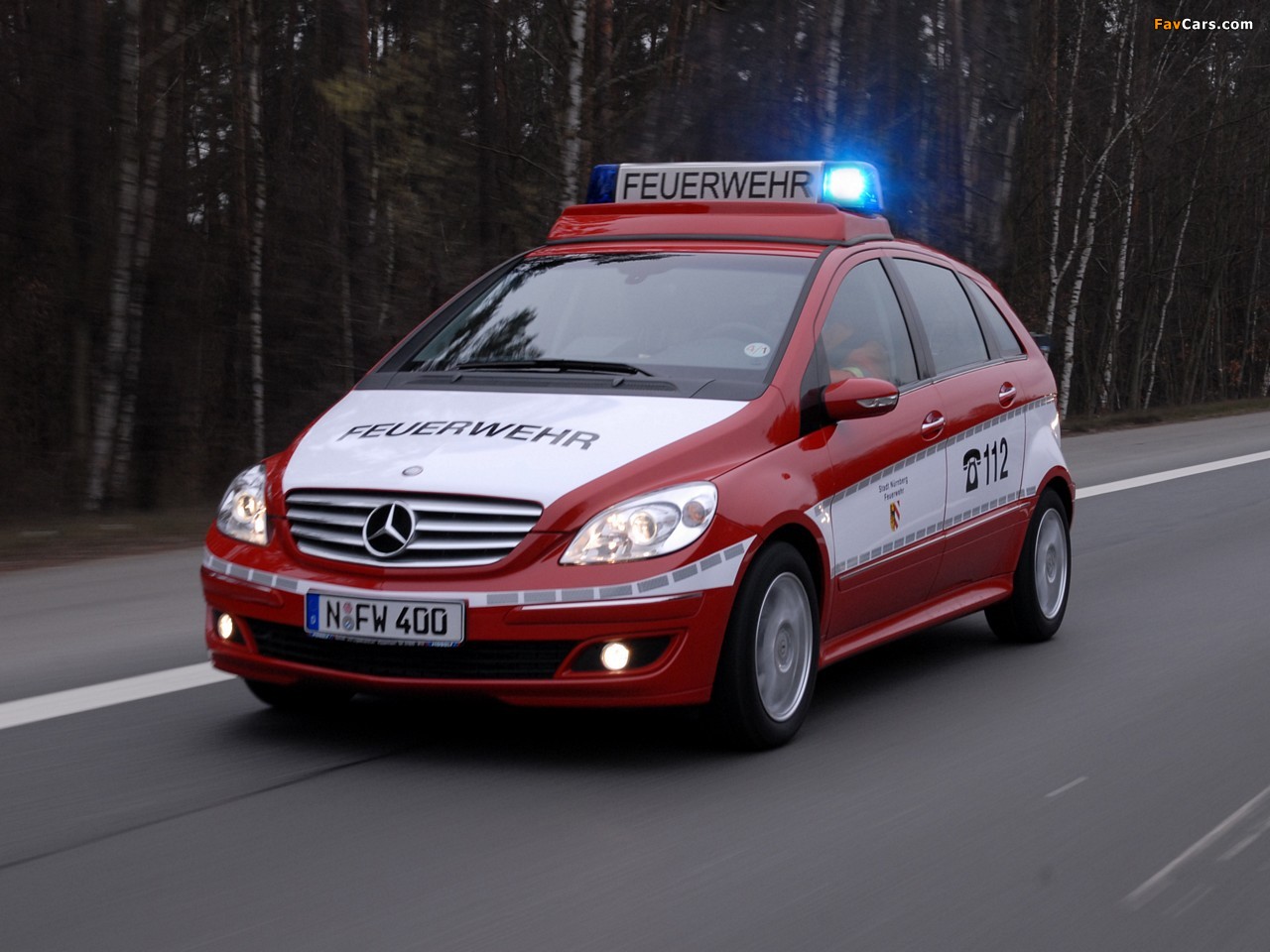 Mercedes-Benz B-Klasse Feuerwehr (W245) 2005–08 pictures (1280 x 960)