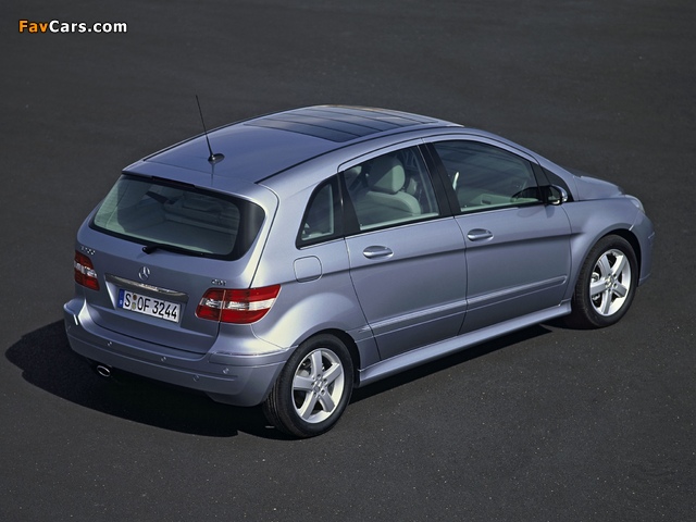 Mercedes-Benz B 200 CDI (W245) 2005–08 pictures (640 x 480)