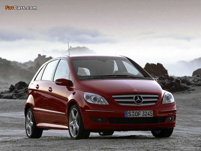 Mercedes-Benz B 200 Turbo (W245) 2005–08 pictures (640 x 480)