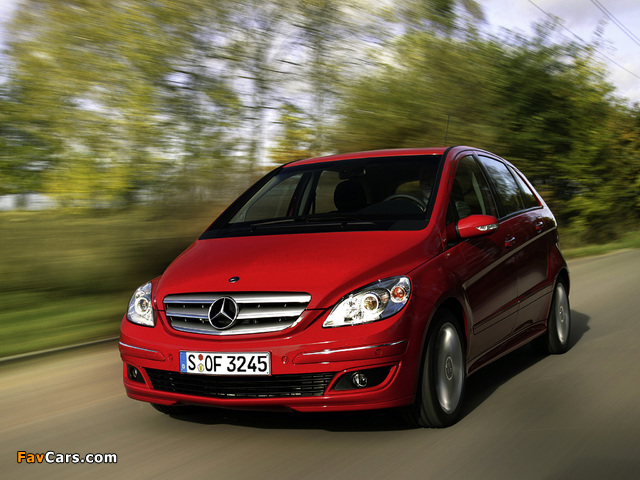 Mercedes-Benz B 200 Turbo (W245) 2005–08 pictures (640 x 480)
