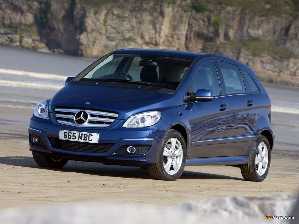 Mercedes-Benz B-Klasse UK-spec (W245) 2008–11 photos (1024 x 768)