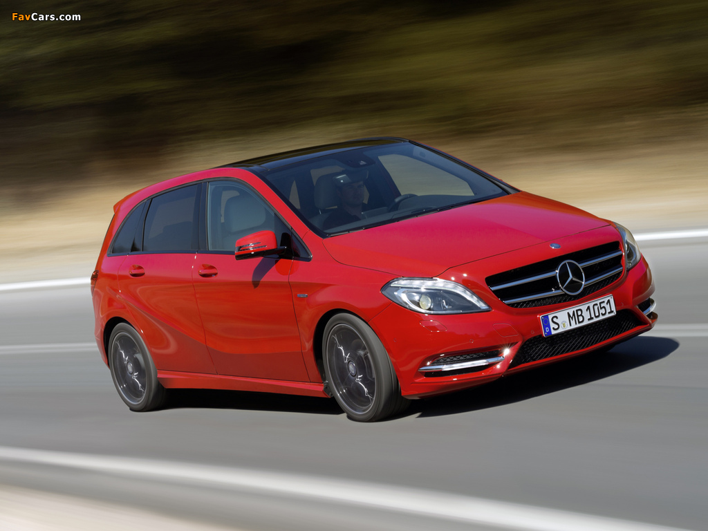 Mercedes-Benz B 200 BlueEfficiency (W246) 2011 images (1024 x 768)