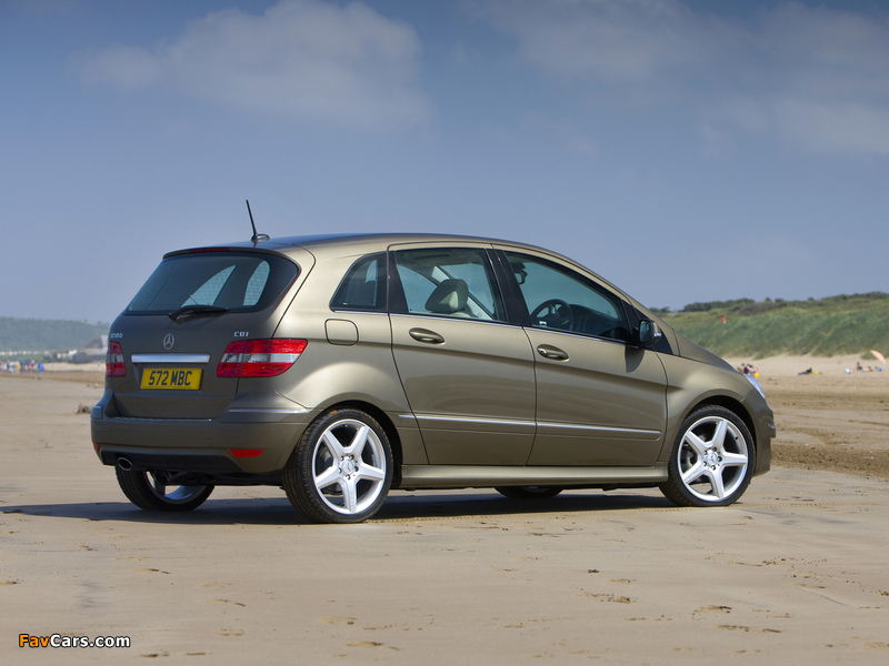 Pictures of Mercedes-Benz B-Klasse UK-spec (W245) 2008–11 (800 x 600)