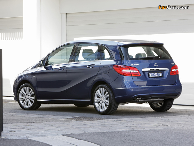 Pictures of Mercedes-Benz B 200 CDI BlueEfficiency AU-spec (W246) 2011 (640 x 480)