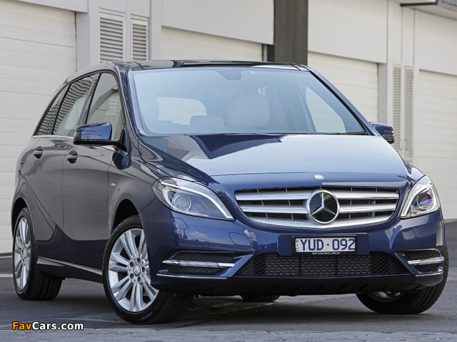 Mercedes-Benz B 200 CDI BlueEfficiency AU-spec (W246) 2011 wallpapers (640 x 480)