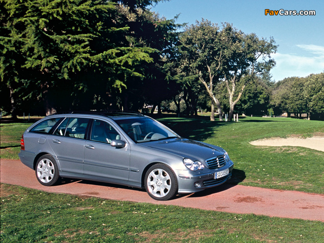 Images of Mercedes-Benz C 200 CGI Estate (S203) 2001–07 (640 x 480)