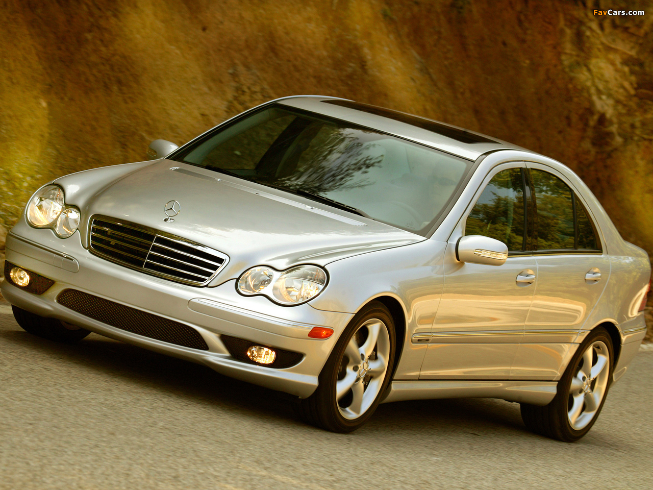 Images of Mercedes-Benz C 280 Sports Package US-spec (W203) 2005–07 (1280 x 960)