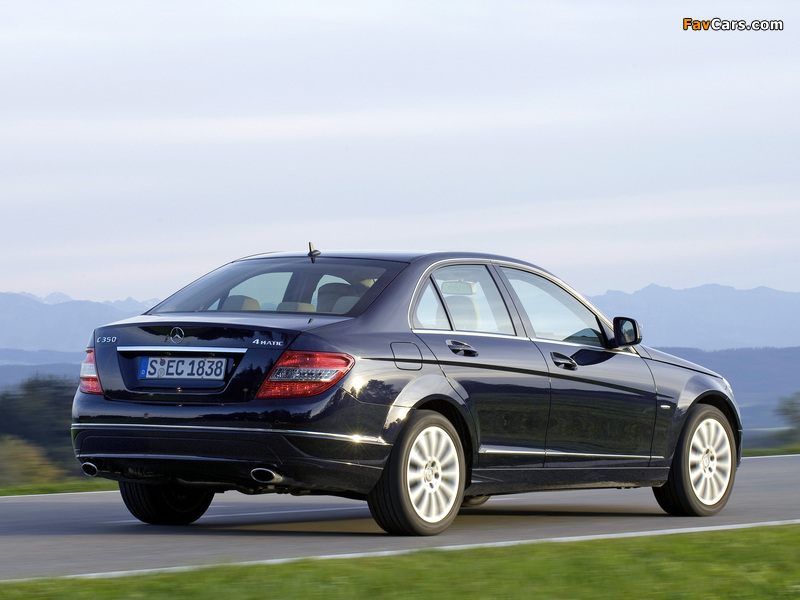 Images of Mercedes-Benz C 350 4MATIC (W204) 2007–11 (800 x 600)