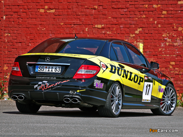Images of Wimmer RS Mercedes-Benz C 63 AMG Dunlop-Performance (W204) 2010 (640 x 480)