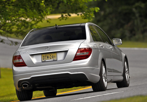 Images of Mercedes-Benz C 250 AMG Sports Package US-spec (W204) 2011