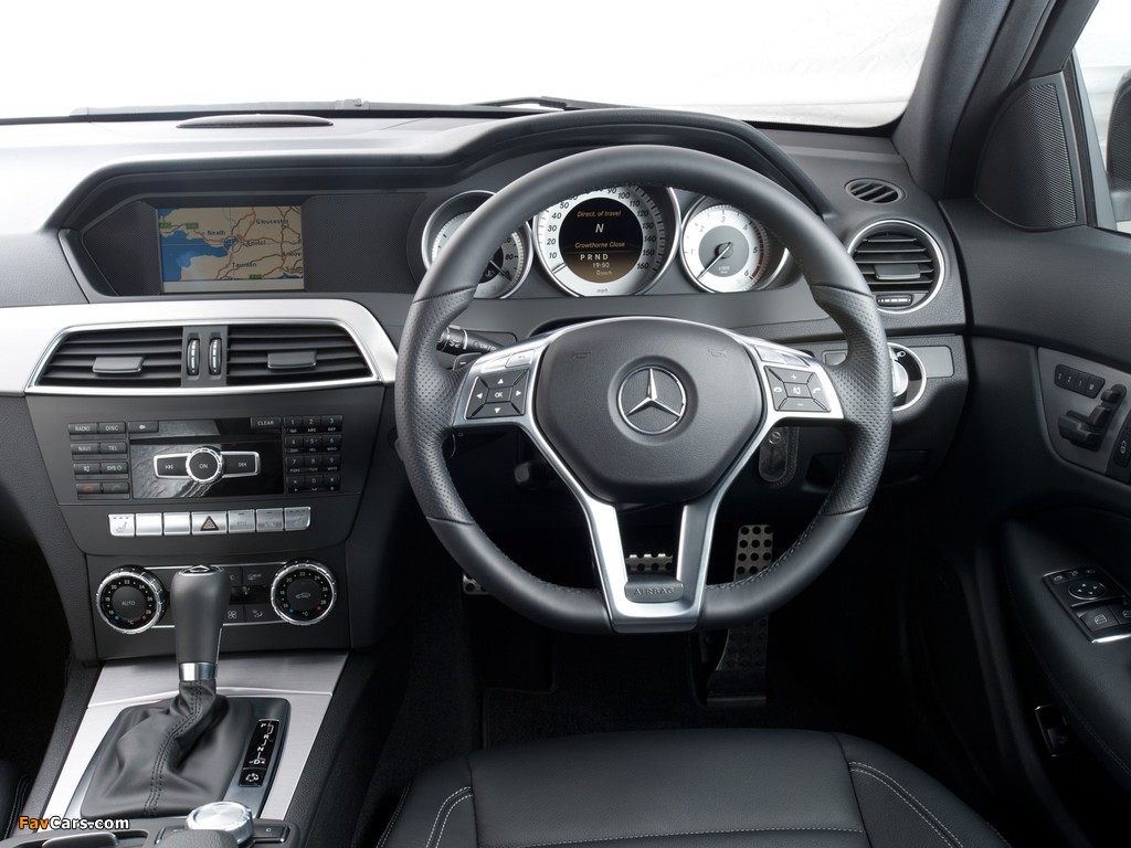 Images of Mercedes-Benz C 220 CDI Coupe UK-spec (C204) 2011 (1024 x 768)