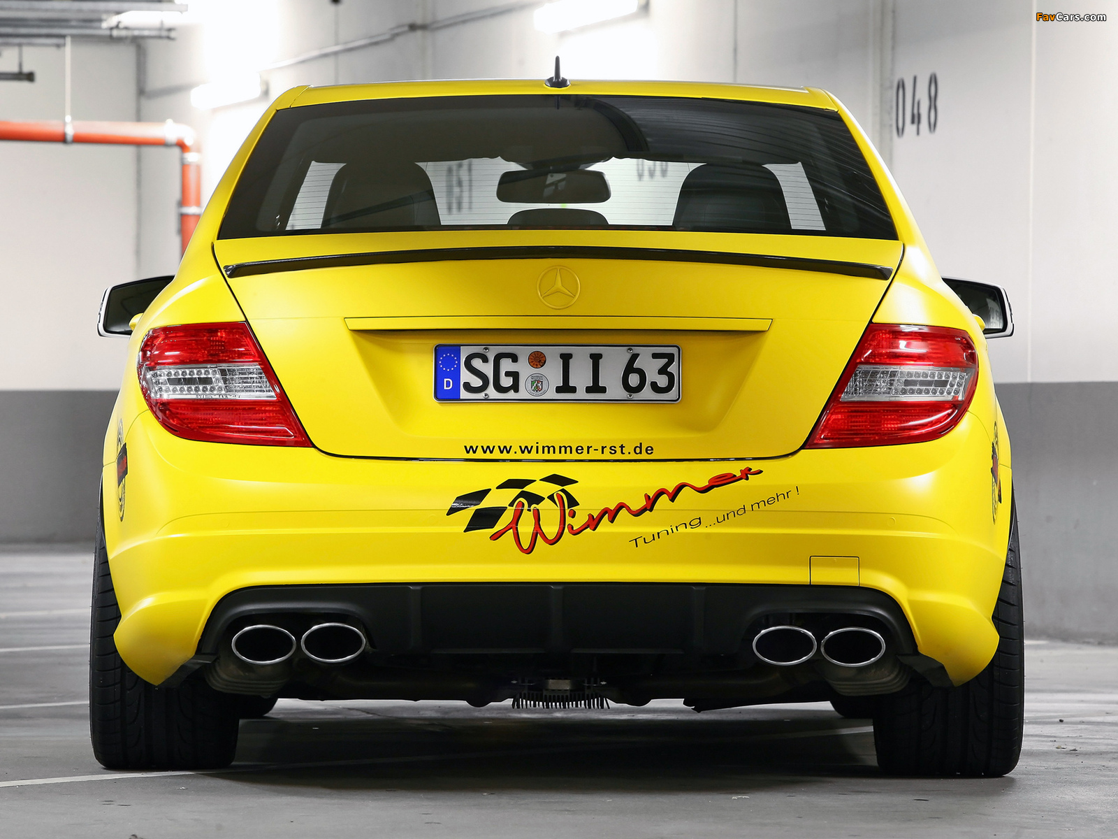 Images of Wimmer RS Mercedes-Benz C 63 AMG (W204) 2011 (1600 x 1200)