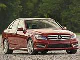 Images of Mercedes-Benz C 350 AMG Sports Package US-spec (W204) 2011