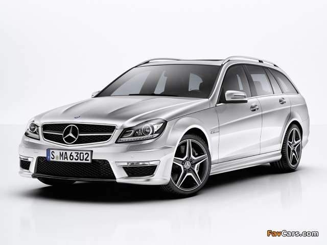 Images of Mercedes-Benz C 63 AMG Estate (S204) 2011 (640 x 480)