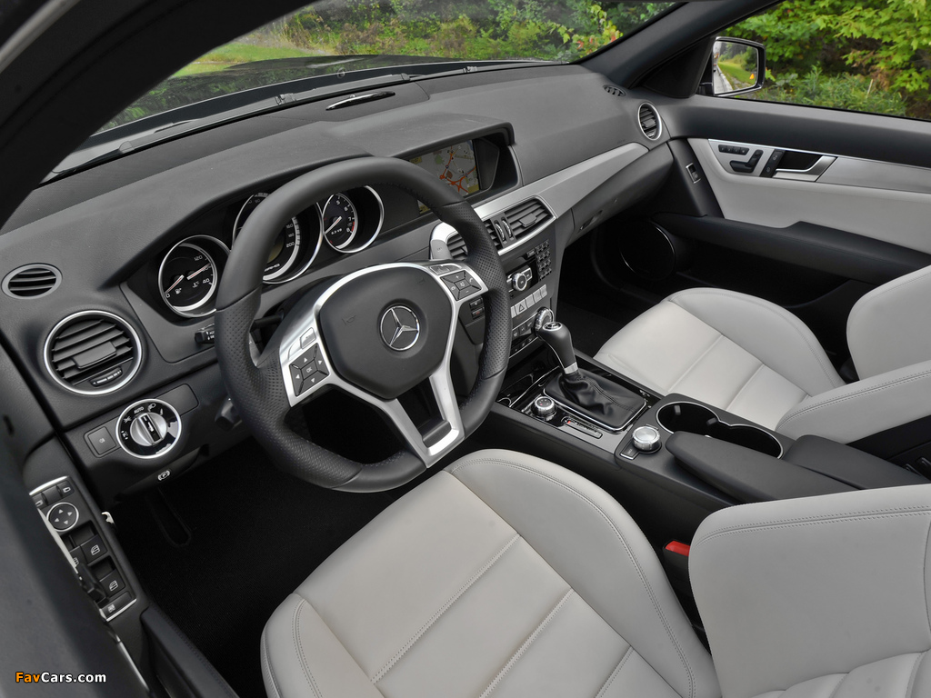 Images of Mercedes-Benz C 63 AMG US-spec (W204) 2011 (1024 x 768)