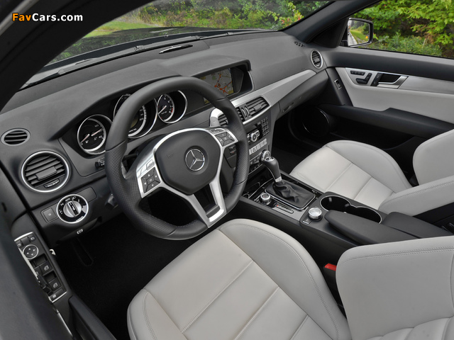 Images of Mercedes-Benz C 63 AMG US-spec (W204) 2011 (640 x 480)