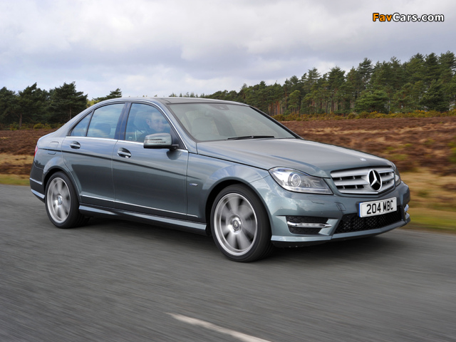 Images of Mercedes-Benz C 220 CDI AMG Sports Package UK-spec (W204) 2011 (640 x 480)