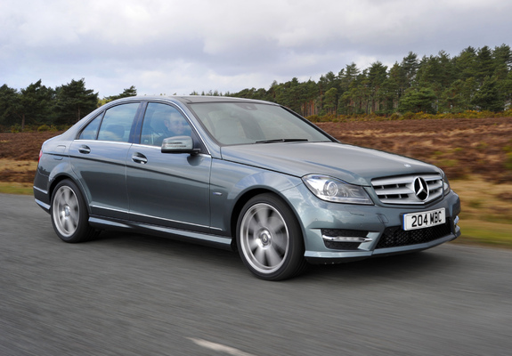 Images of Mercedes-Benz C 220 CDI AMG Sports Package UK-spec (W204) 2011