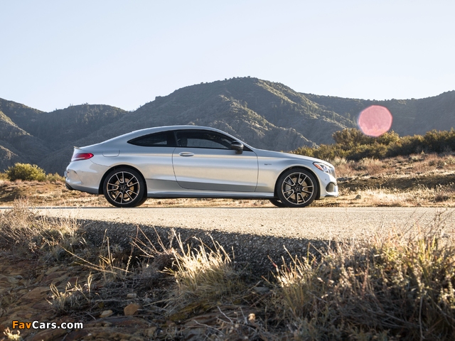 Images of Mercedes-AMG C 43 4MATIC Coupé North America (C205) 2016 (640 x 480)