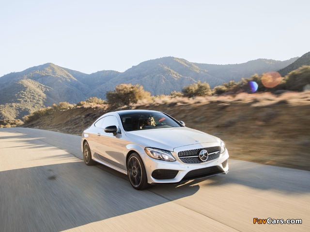 Images of Mercedes-AMG C 43 4MATIC Coupé North America (C205) 2016 (640 x 480)