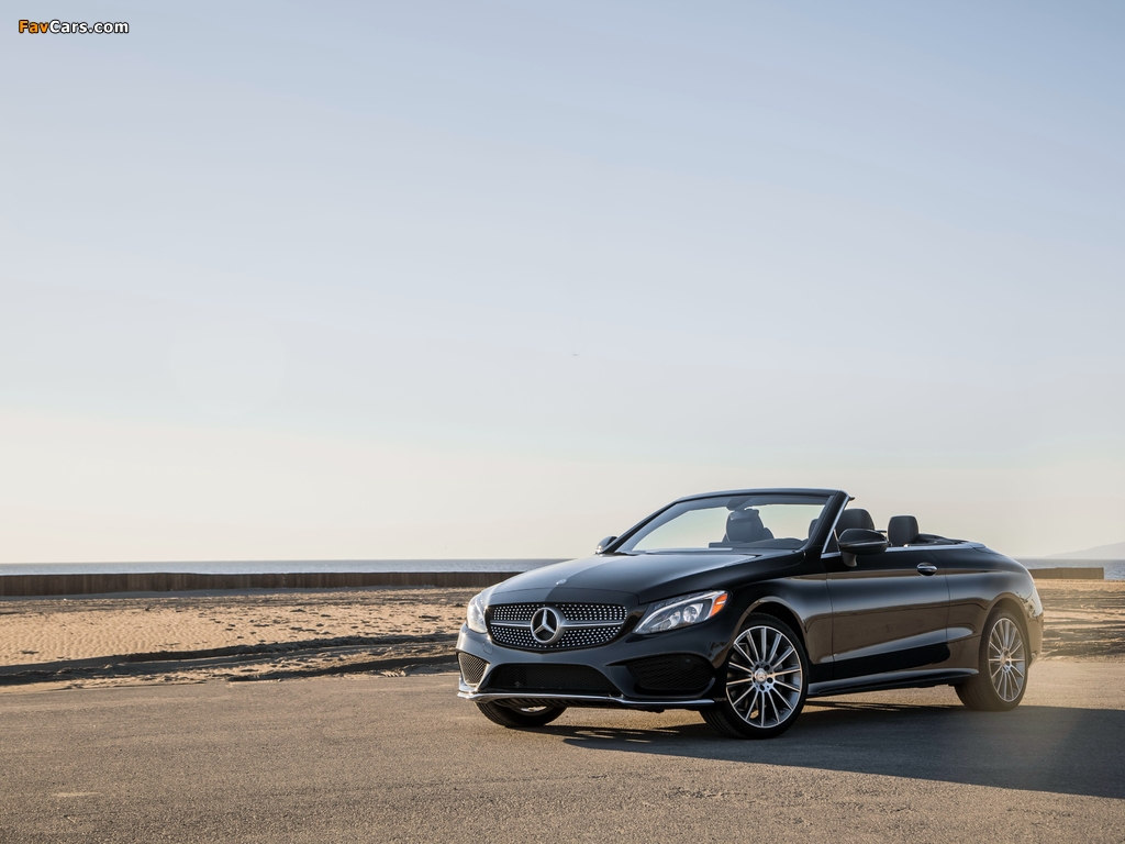 Images of Mercedes-Benz C 300 4MATIC Cabriolet AMG Line North America (C205) 2016 (1024 x 768)