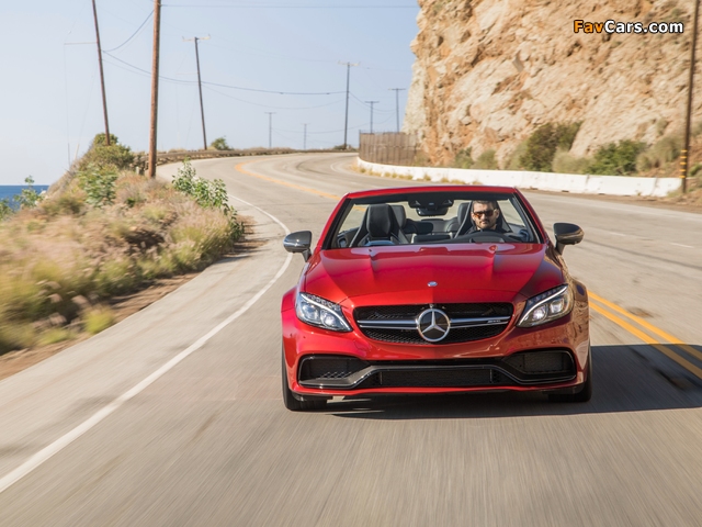 Images of Mercedes-AMG C 63 S Cabriolet North America (A205) 2016 (640 x 480)