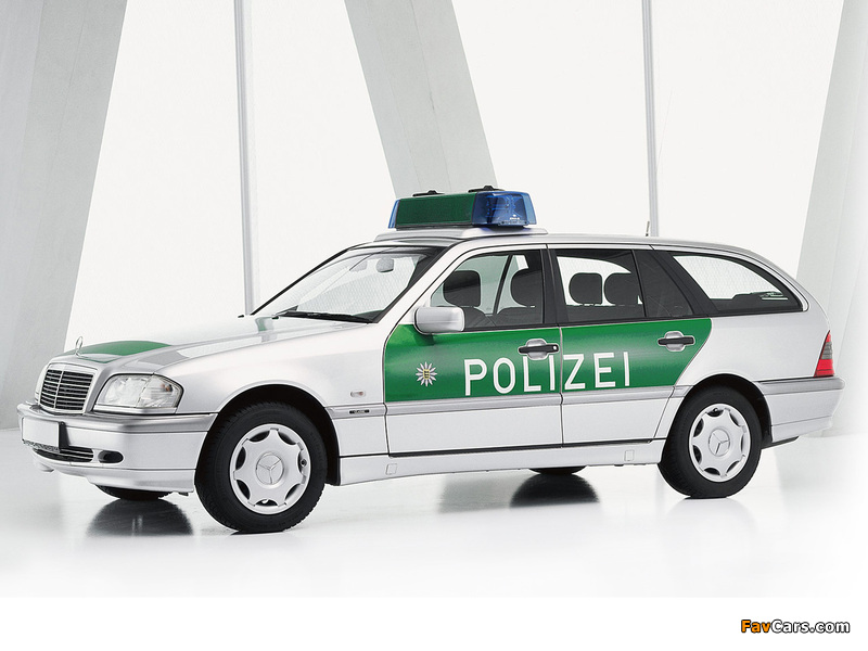 Mercedes-Benz C 220 Polizei (S202) 1996–2000 wallpapers (800 x 600)