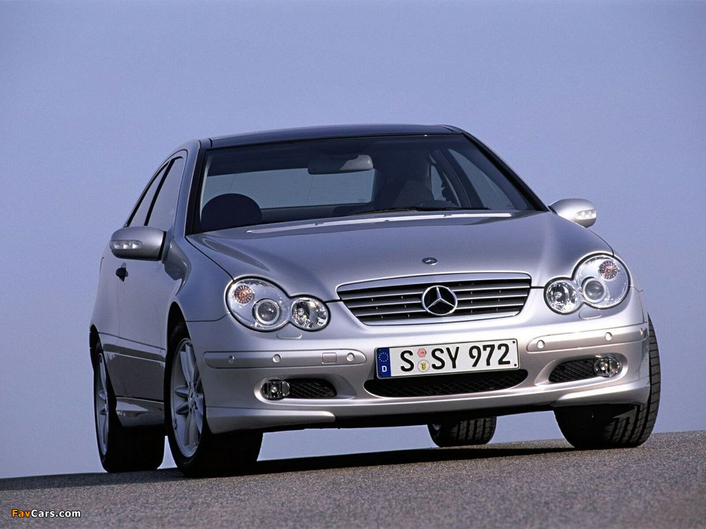 Mercedes-Benz C-Klasse Sportcoupe (C203) 2001–07 images (1024 x 768)