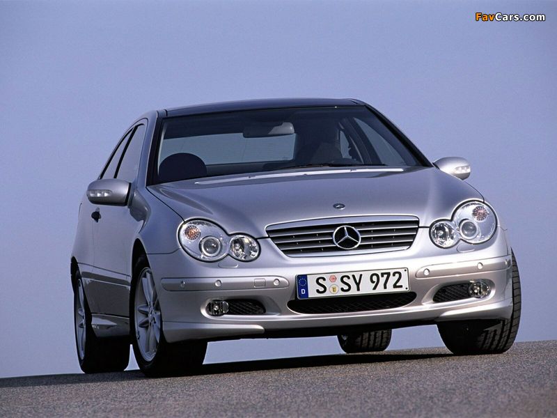 Mercedes-Benz C-Klasse Sportcoupe (C203) 2001–07 images (800 x 600)