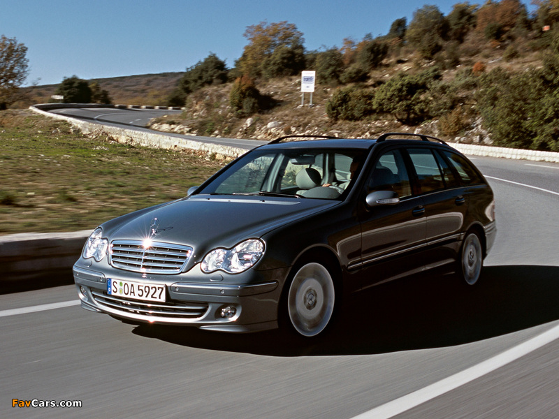 Mercedes-Benz C 200 CGI Estate (S203) 2001–07 images (800 x 600)