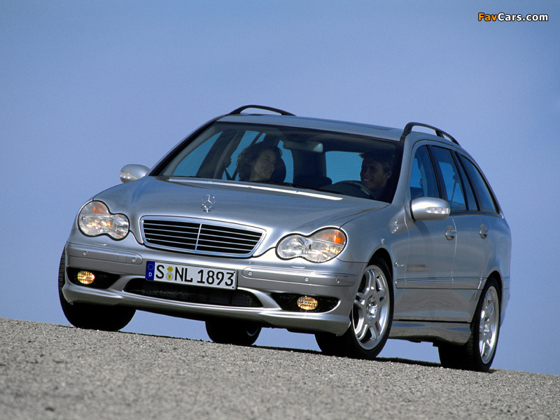Mercedes-Benz C 32 AMG Estate (S203) 2001–04 images (800 x 600)