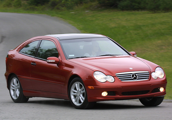 Mercedes-Benz C 230 Kompressor Sportcoupe US-spec (C203) 2001–05 photos