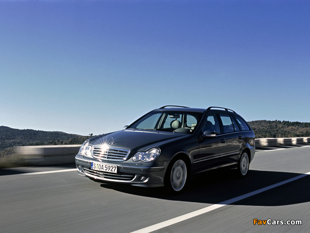 Mercedes-Benz C 200 CGI Estate (S203) 2001–07 photos (640 x 480)