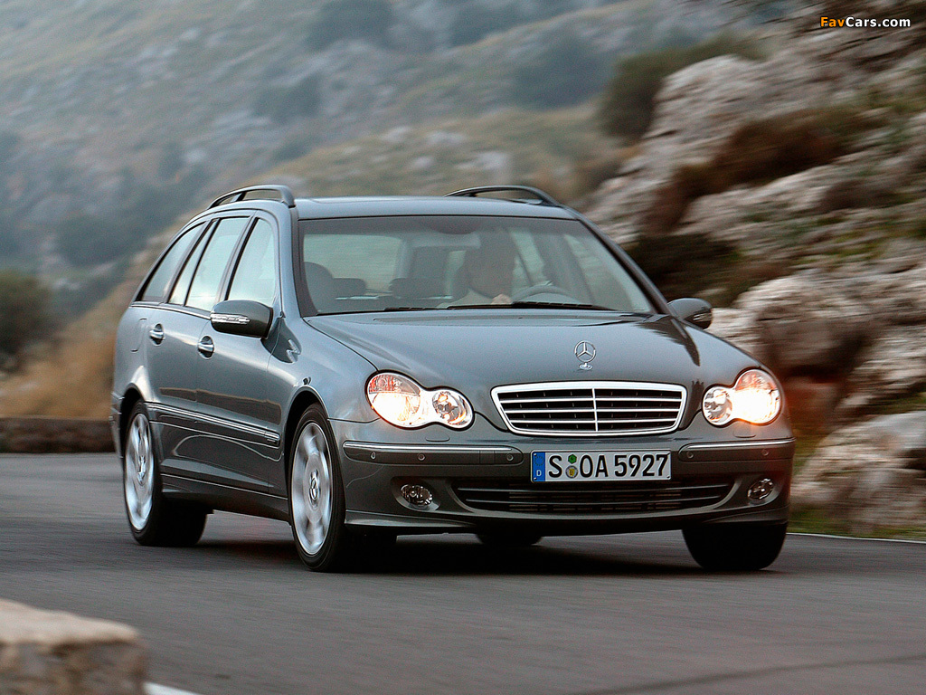 Mercedes-Benz C 200 CGI Estate (S203) 2001–07 pictures (1024 x 768)