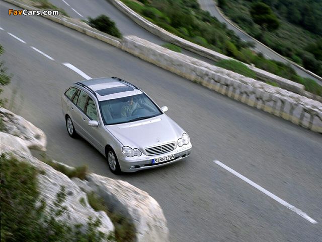 Mercedes-Benz C 270 CDI Estate (S203) 2001–05 pictures (640 x 480)