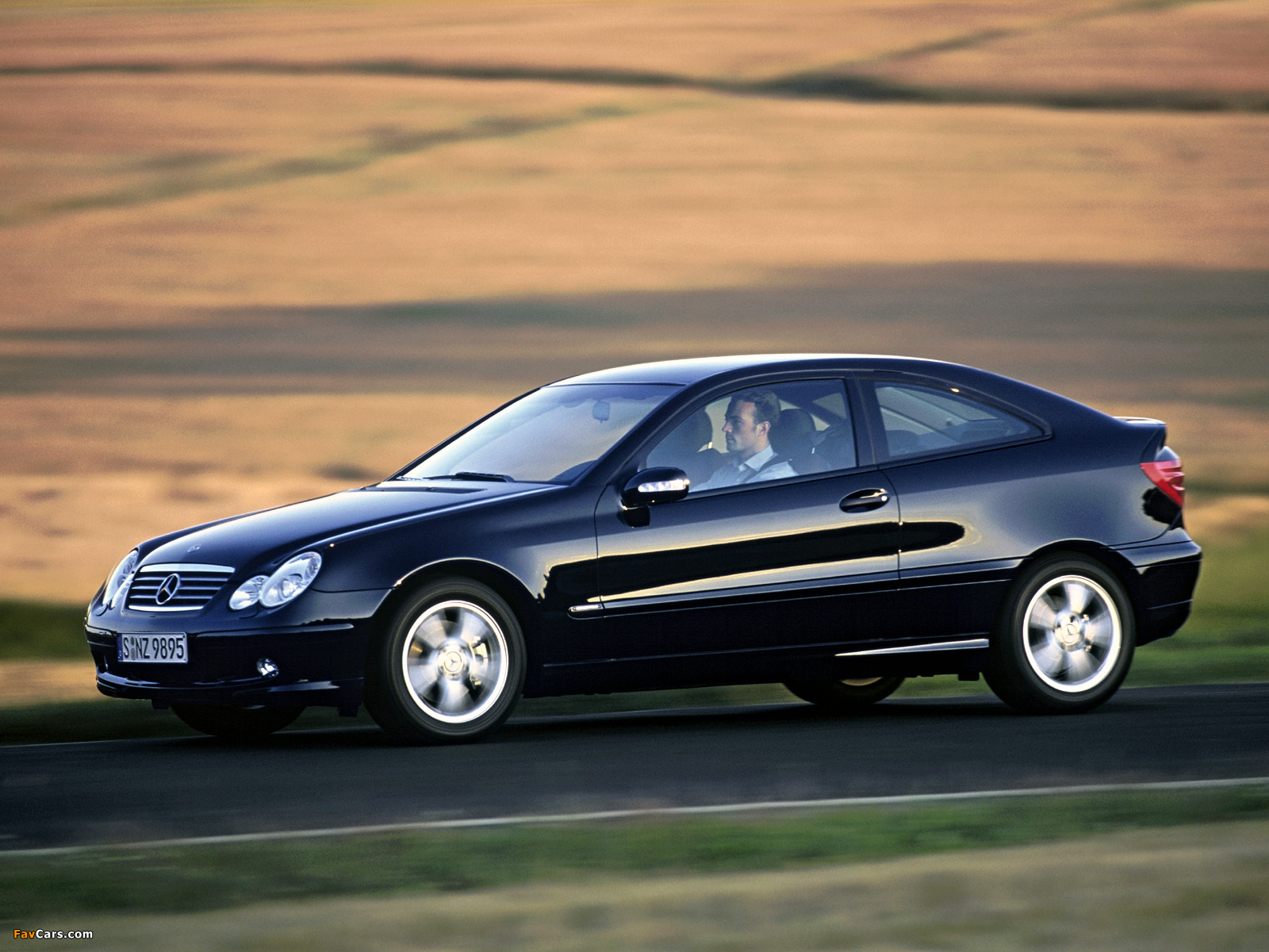Mercedes-Benz C 320 Sportcoupe (C203) 2001–05 wallpapers (1600 x 1200)