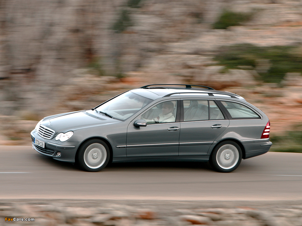 Mercedes-Benz C 320 CDI Estate (S203) 2002–07 images (1024 x 768)