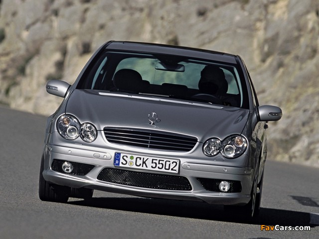 Mercedes-Benz C 55 AMG (W203) 2004–07 photos (640 x 480)
