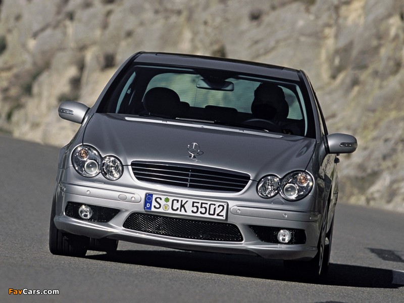 Mercedes-Benz C 55 AMG (W203) 2004–07 photos (800 x 600)