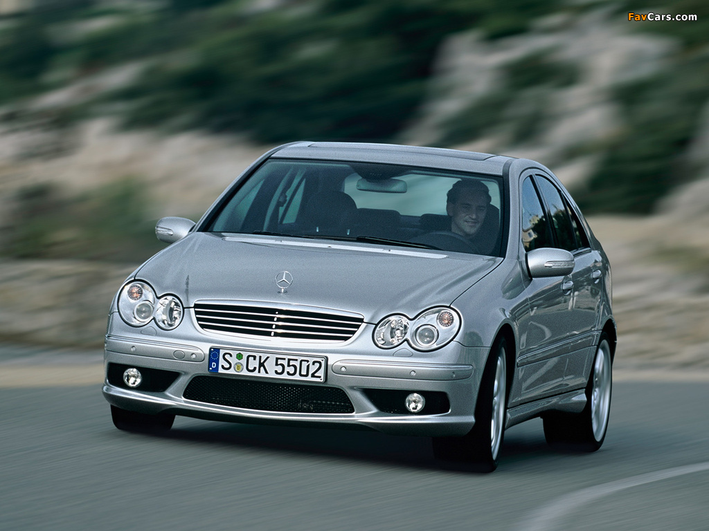 Mercedes-Benz C 55 AMG (W203) 2004–07 pictures (1024 x 768)