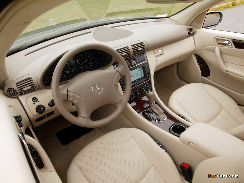 Mercedes-Benz C 280 Sports Package US-spec (W203) 2005–07 images (800 x 600)