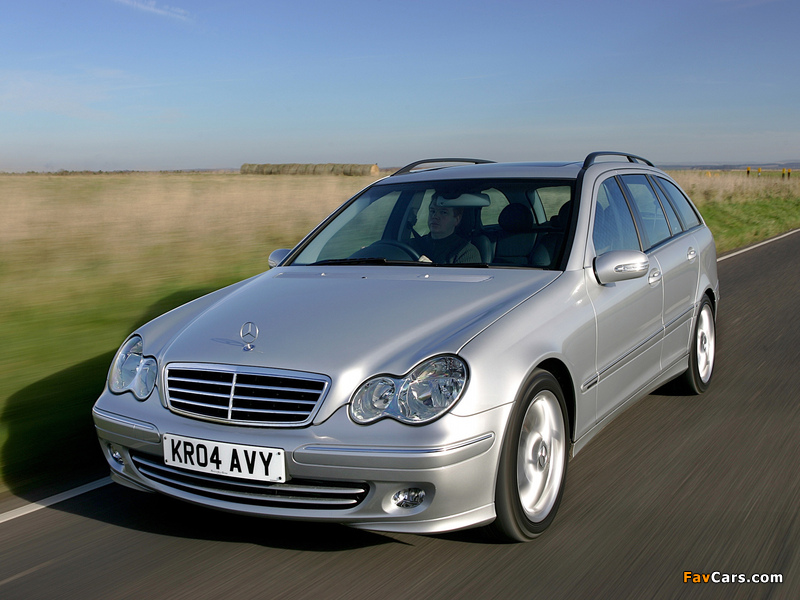 Mercedes-Benz C 230 Estate UK-spec (S203) 2005–07 photos (800 x 600)