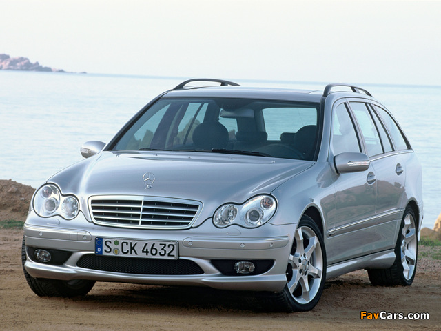 Mercedes-Benz C 350 Sport Edition Estate (S203) 2005–07 pictures (640 x 480)