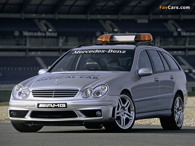 Mercedes-Benz C 55 AMG Estate F1 Medical Car (S203) 2005–07 wallpapers (640 x 480)