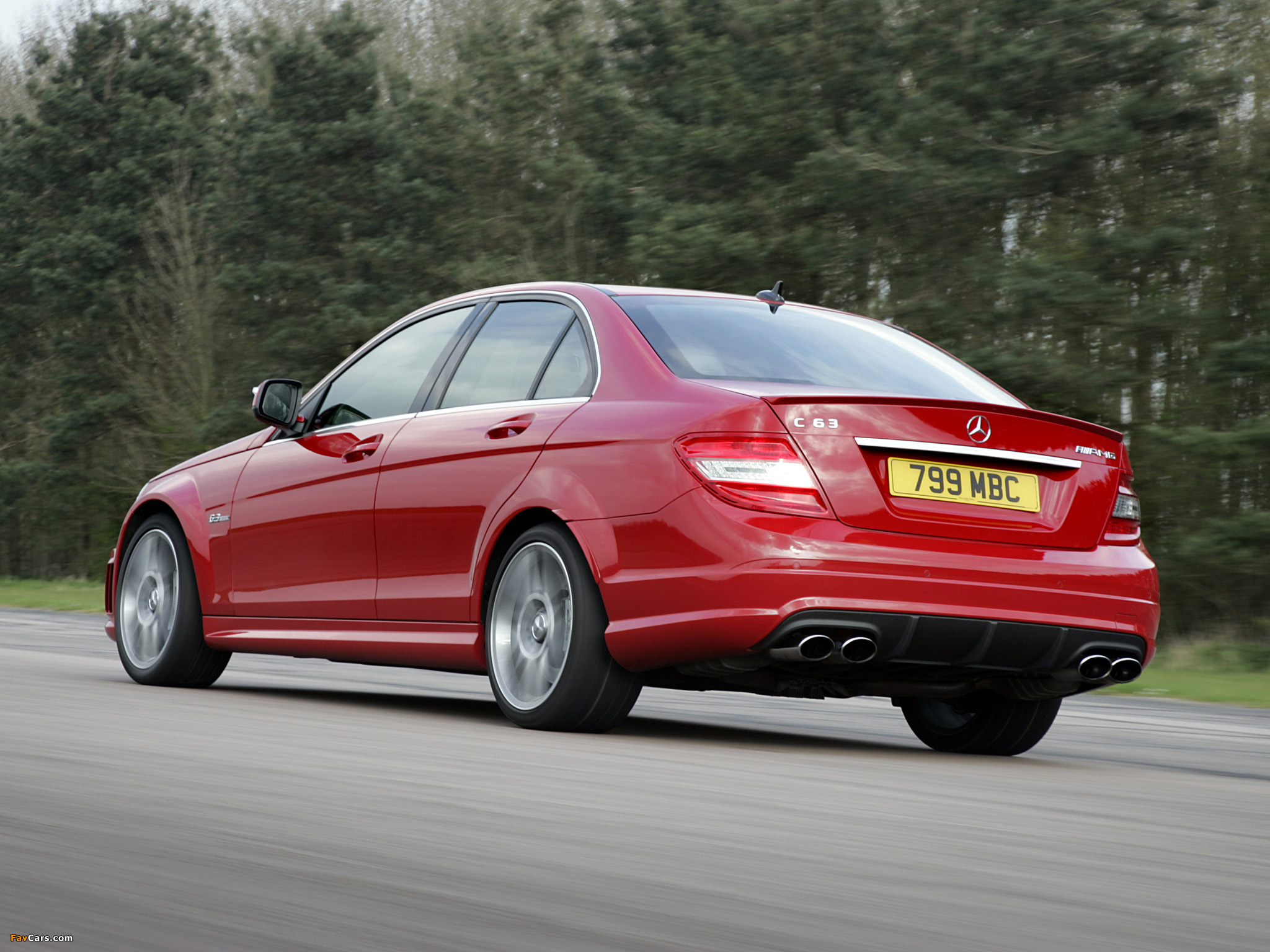 Mercedes-Benz C 63 AMG UK-spec (W204) 2007–11 images (2048 x 1536)