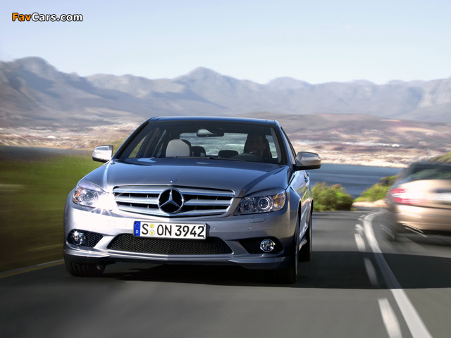 Mercedes-Benz C 320 CDI Sport (W204) 2007–11 images (640 x 480)