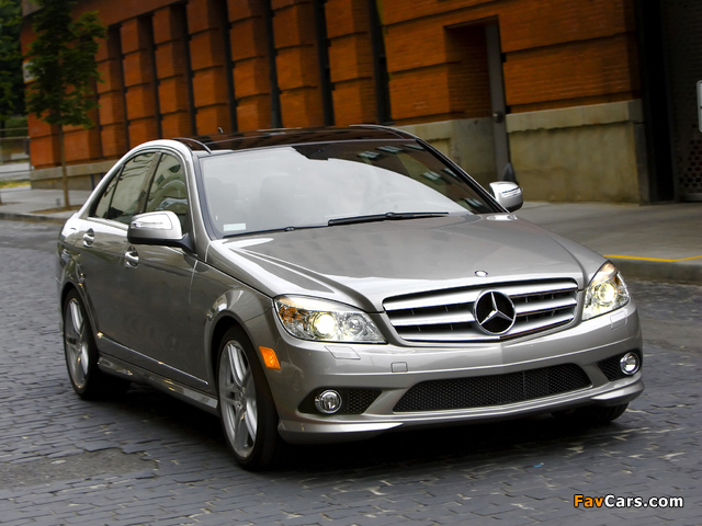 Mercedes-Benz C 300 Sport US-spec (W204) 2007–10 photos (640 x 480)